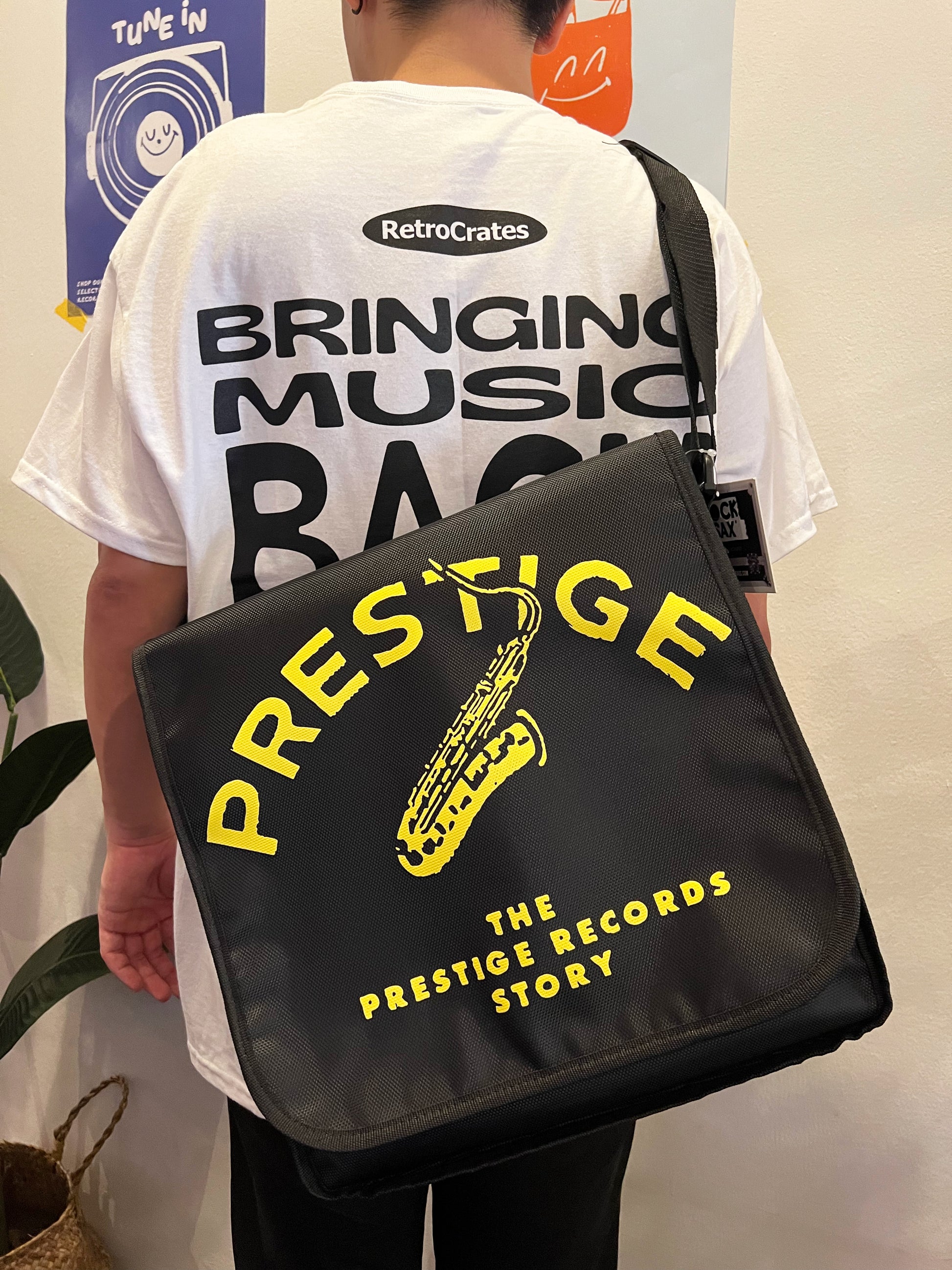 Rocksax Prestige Records Vinyl Record Backpack